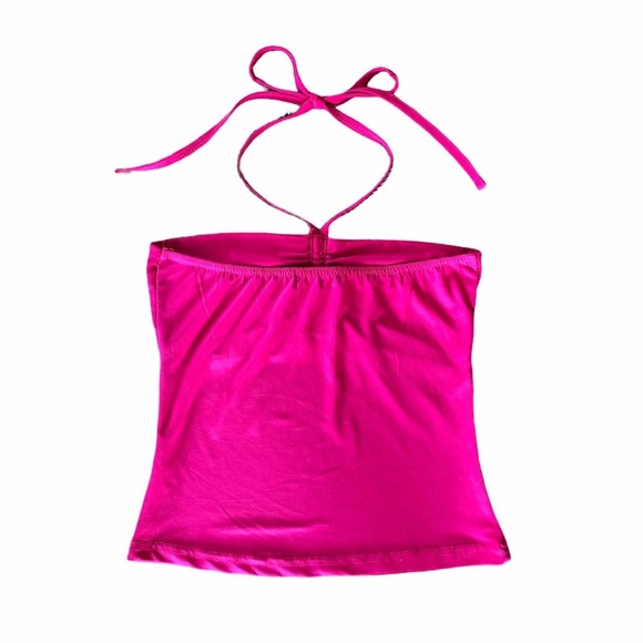Y2k vintage hot pink halter top by 2xtremz - Picture 2 of 4